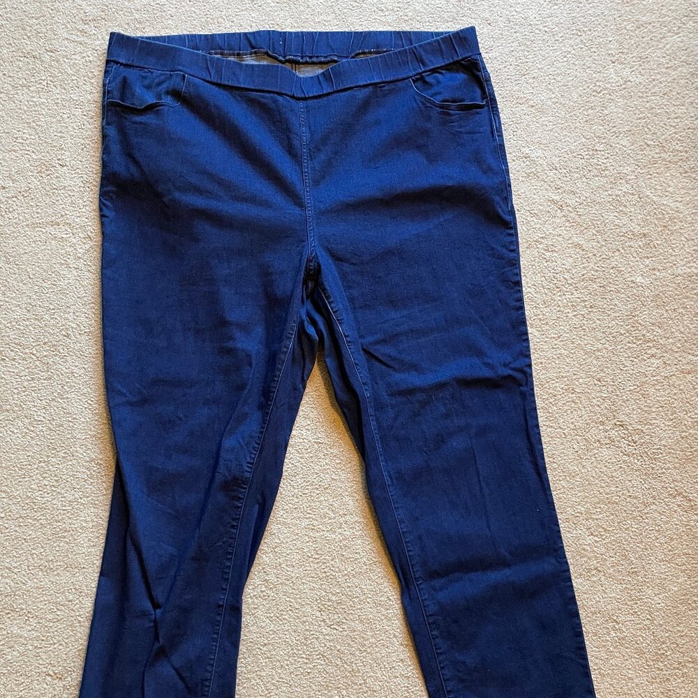 Universal Standard Comfort Denim Stovepipe Jeans - Dark Indigo